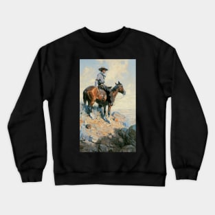 Sentinel of the Plains by William Dunton Crewneck Sweatshirt